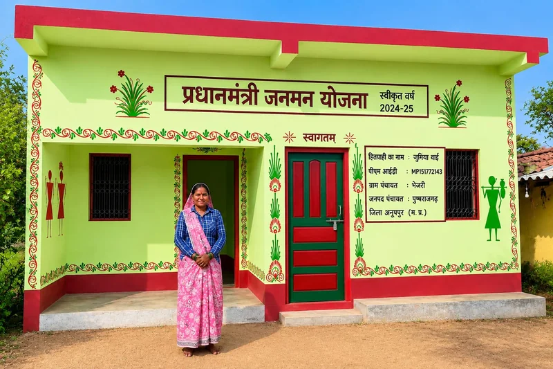 पक्के आवास ने जुगिया बाई के परिवार को दिया सुरक्षित और सम्मानजनक आशियाना
