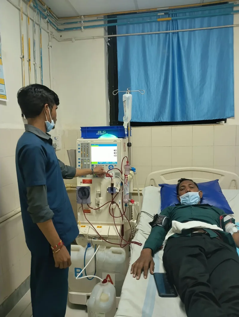 आयुष्मान भारत योजना से ग्राम खानदोदा के राजेश को मिला निःशुल्क डायलिसिस का जीवनदायी लाभ*
