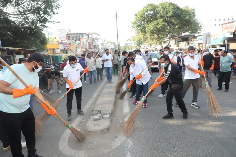 स्वच्छता ही सेवा - सेवा मेरा योगदान अभियान के तहत जिलेभर में स्वच्छता एवं सेवा की गतिविधियां आयोजित